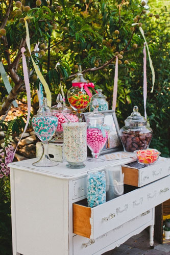 Wedding trends 2013 candy buffet sweets