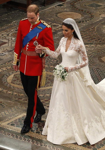 prigipas William kai Kate Middleton wedding