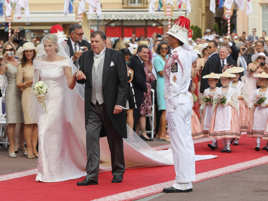 wedding Prince Albert Charlene Wittstock