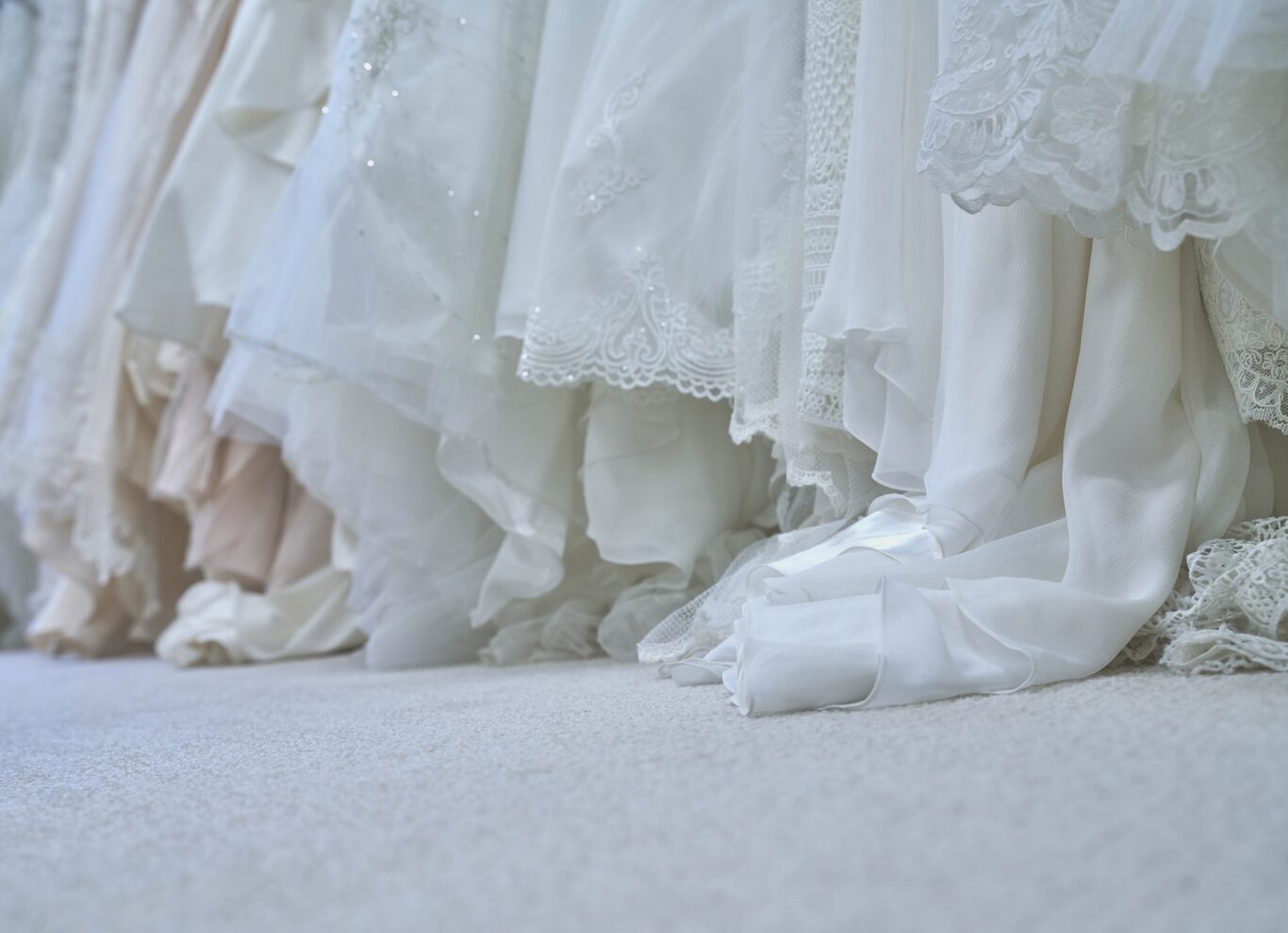 white wedding gowns