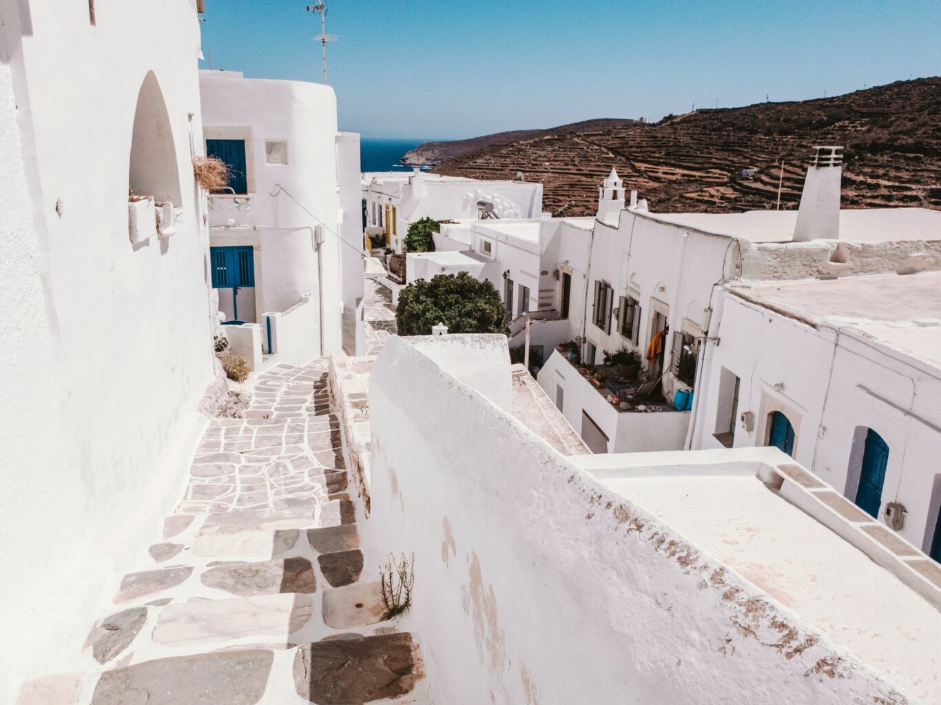 Sifnos island white concrete building under blue sky during daytime